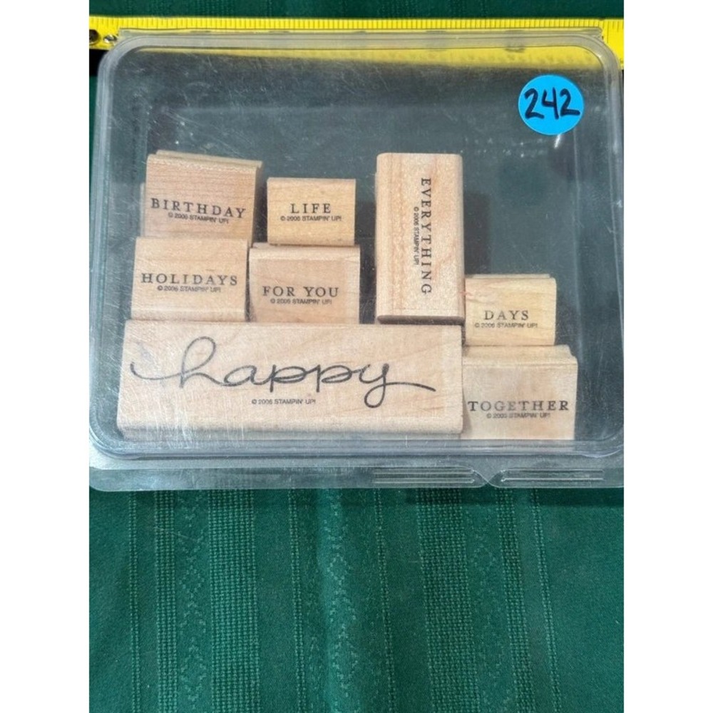 Ink stamp sets (view profile for all available sets)